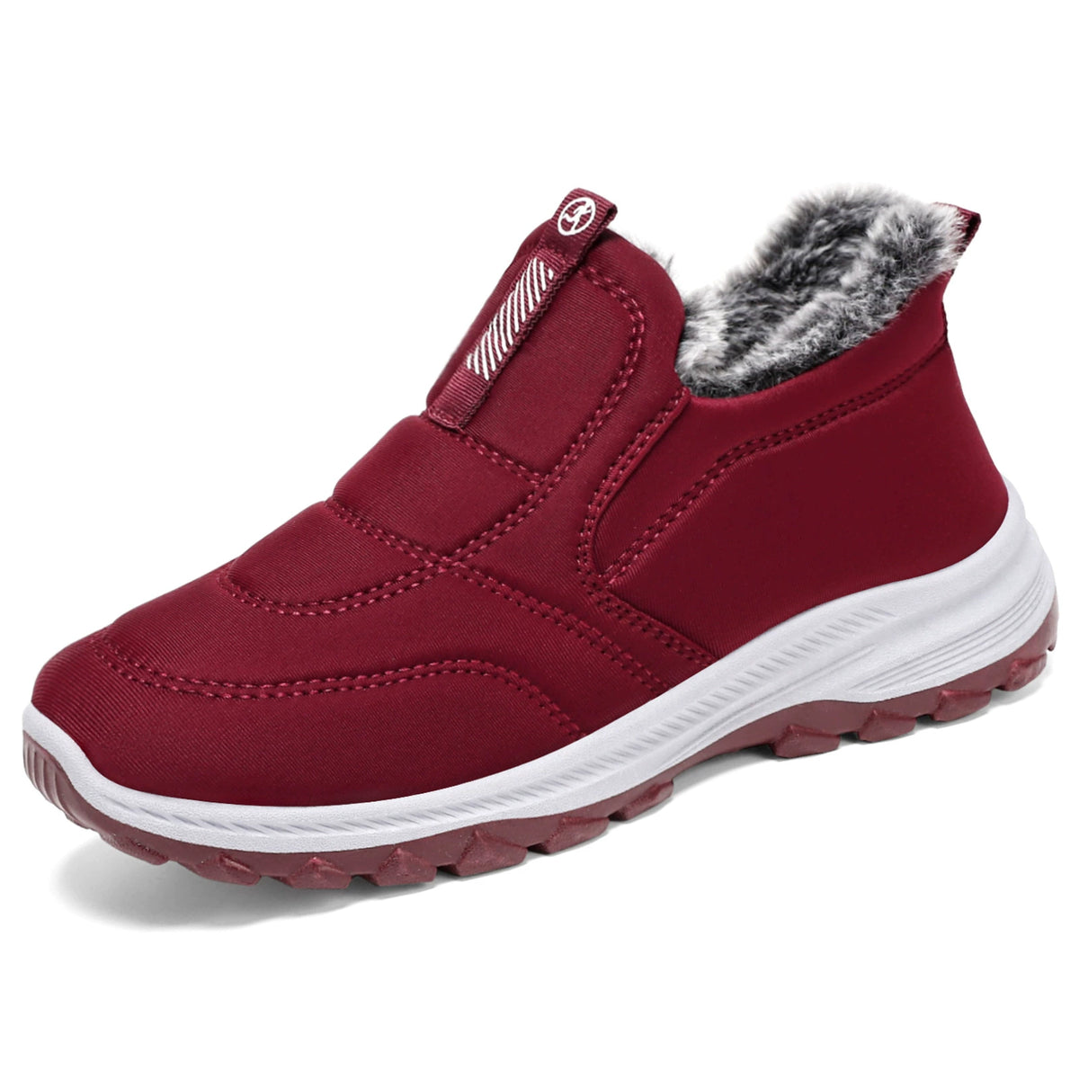 Warme Damen-Winterstiefeletten mit Fleecefutter – Ansicht 9