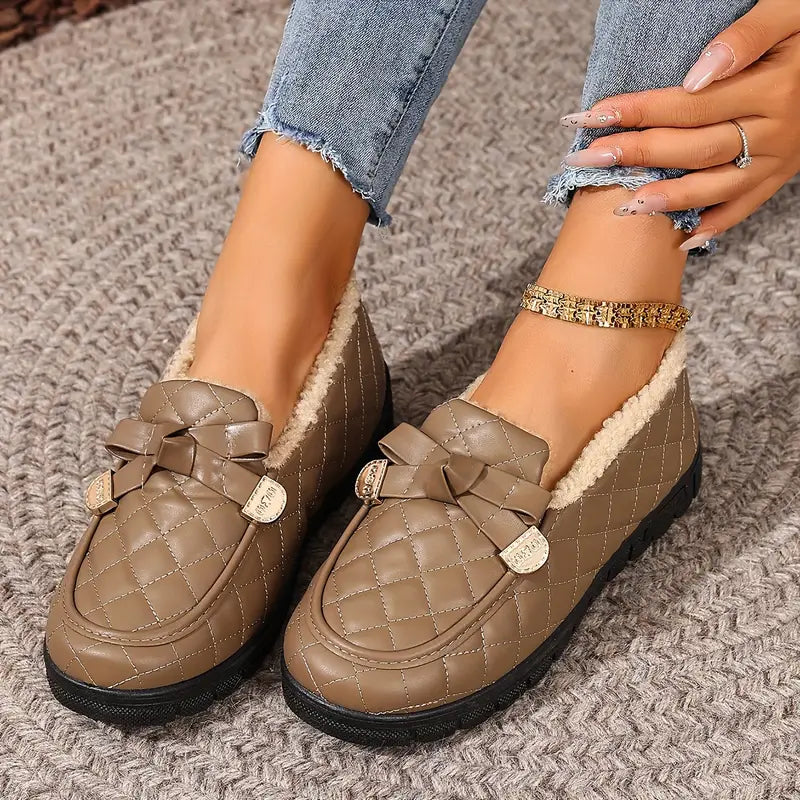 Wärmende wasserdichte Damen-Winterloafer – Ansicht 11