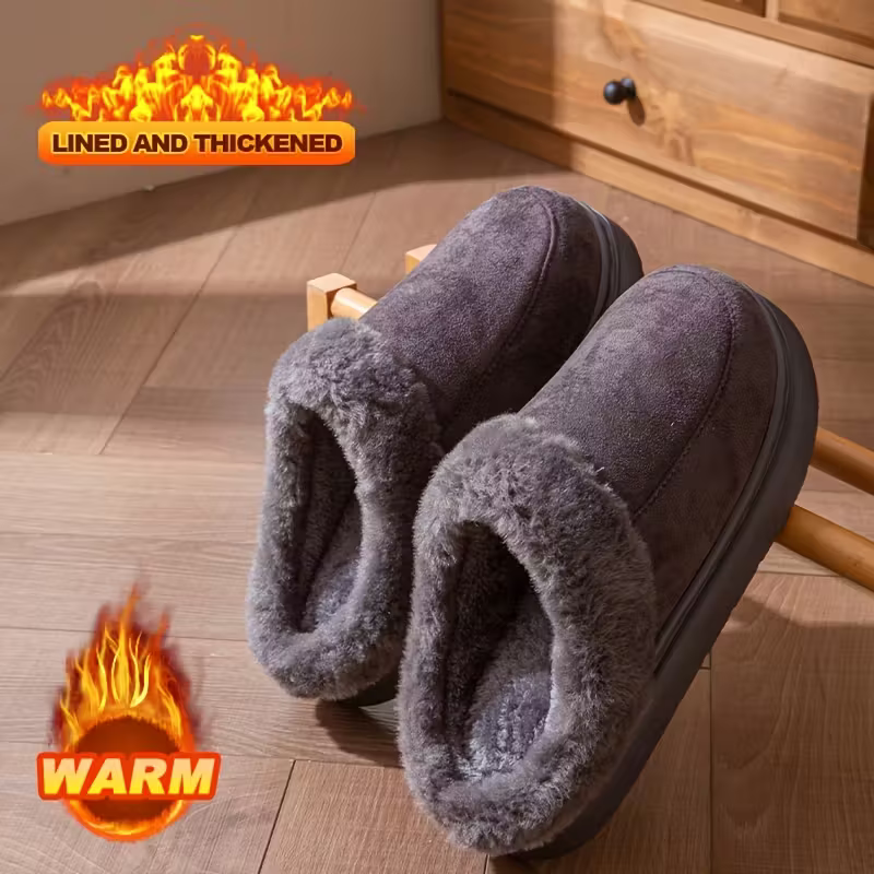 Warme Unisex-Plüschpantoffeln – Ansicht 11