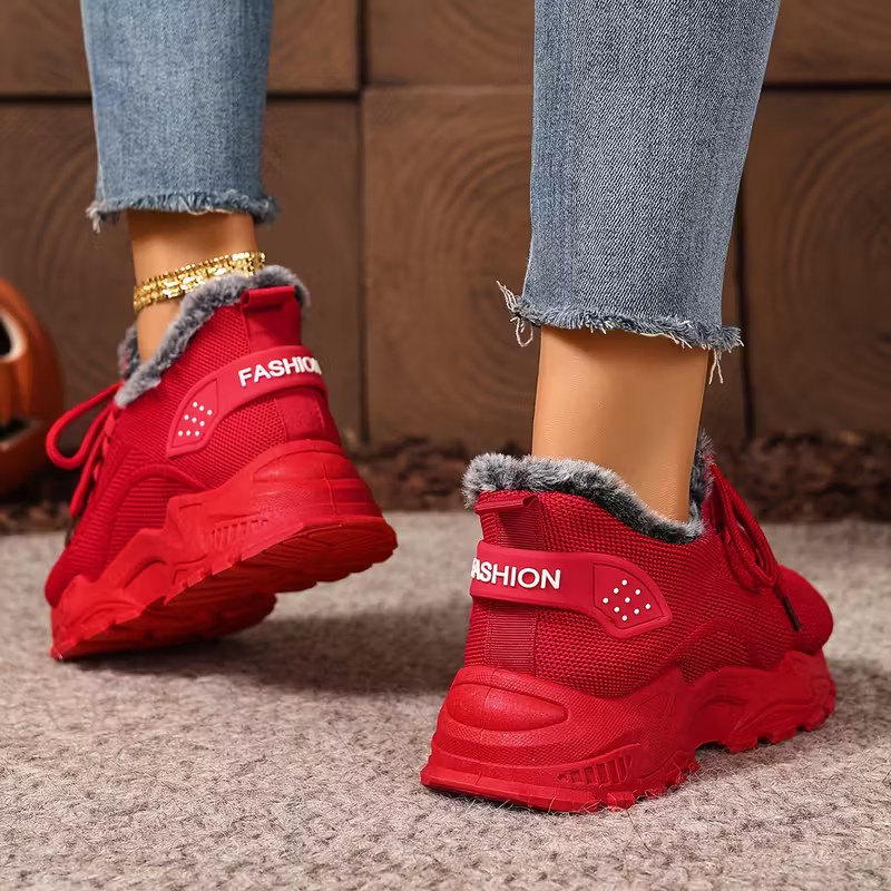 Damen-Wintersneaker mit Plüschfutter – Ansicht 16