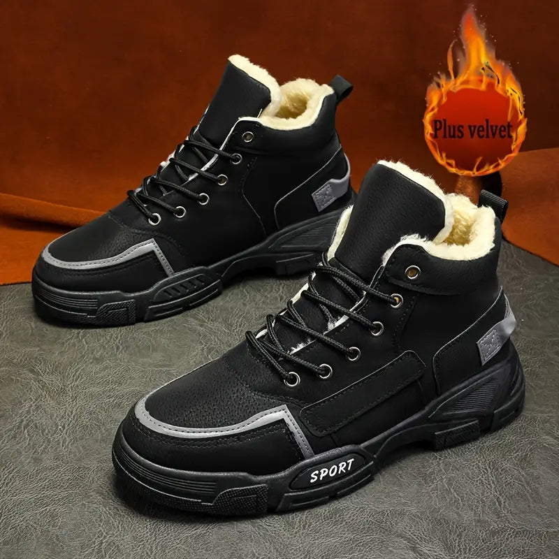 Isolierte Herren-Schneestiefel mit gepolsterter Innensohle – Ansicht 15