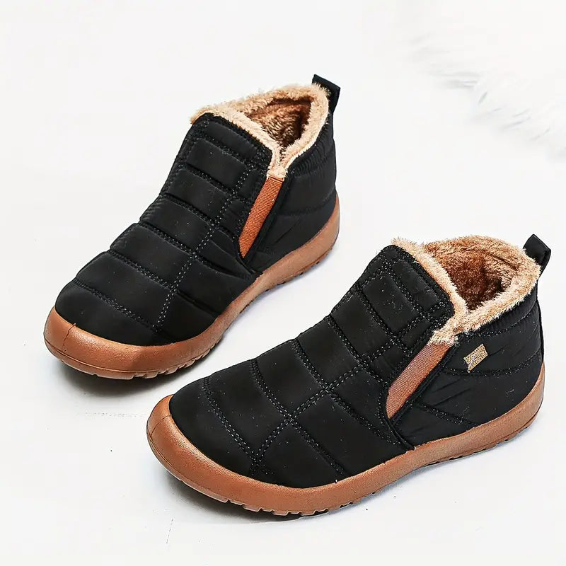 Weiche wasserdichte Damen-Schneestiefel mit Samtfutter – Ansicht 15