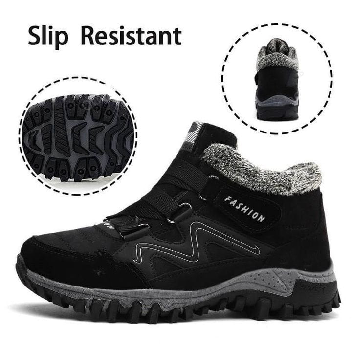 Warme Unisex-Winterstiefeletten mit Fleecefutter – Ansicht 13
