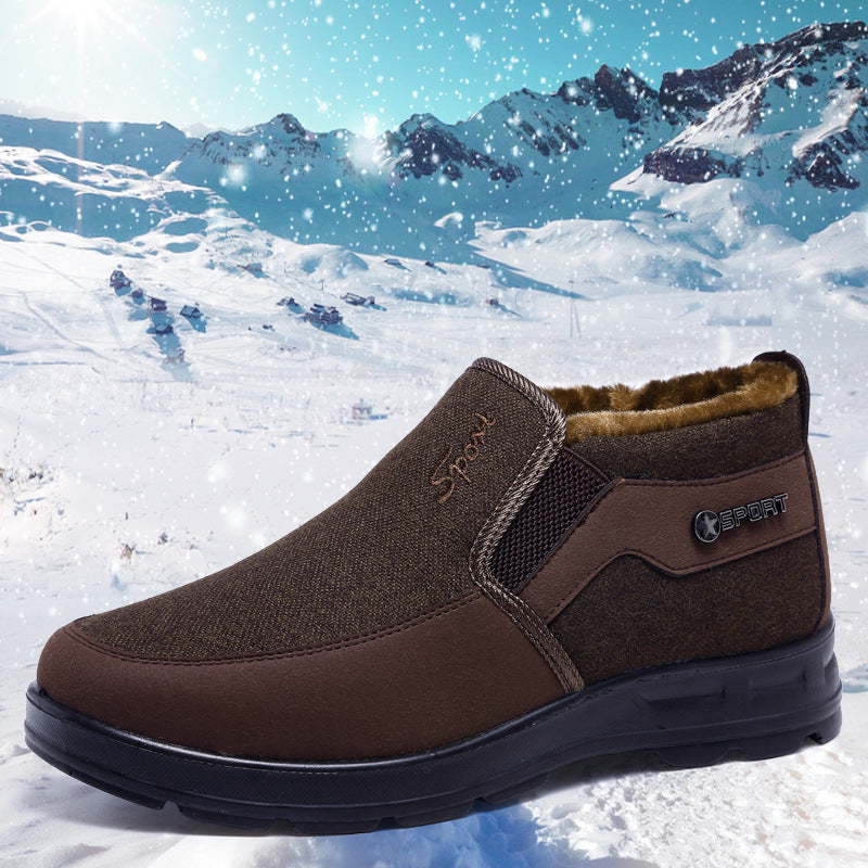 Herren-Winterschuhe mit Wollplüschfutter – Ansicht 8