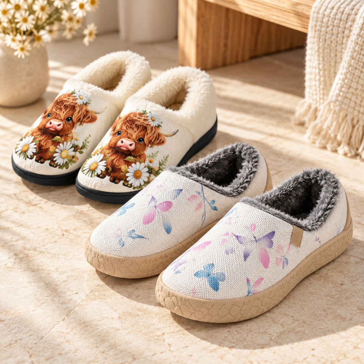 Gefütterte Schuhe