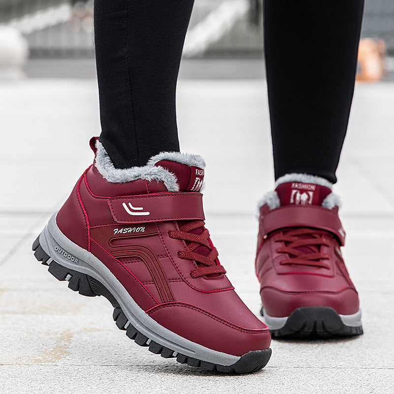 Warme Damen-Wintersneaker mit Plüschfutter – Ansicht 1