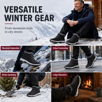 Warme wasserdichte Herren-Winterschuhe zum Hineinschlüpfen – Ansicht 8