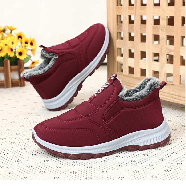 Warme Damen-Winterstiefeletten mit Fleecefutter – Ansicht 8
