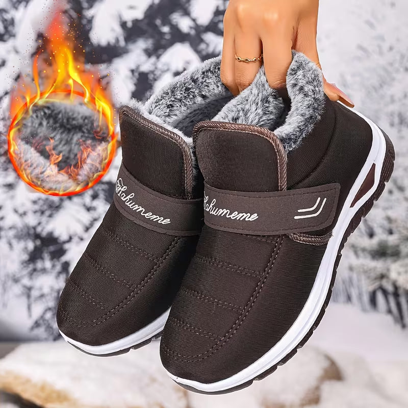 Warme Damen-Winterstiefel zum Hineinschlüpfen – Ansicht 4