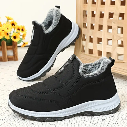 Warme Damen-Winterstiefeletten mit Fleecefutter – Ansicht 3