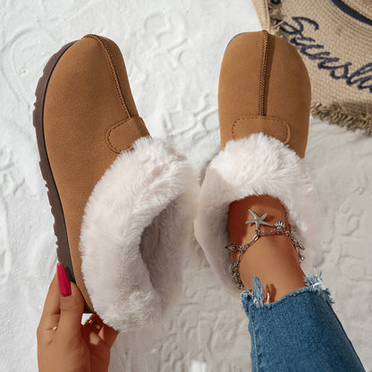 Gefütterte Damen-Schneestiefel zum Hineinschlüpfen – Ansicht 3
