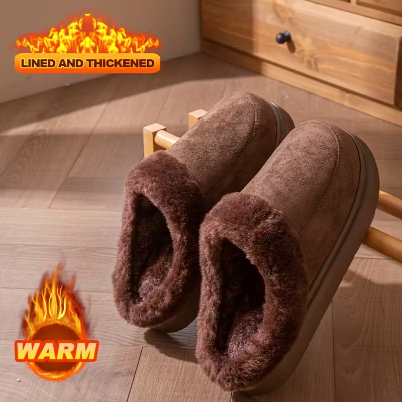 Warme Unisex-Plüschpantoffeln – Ansicht 2