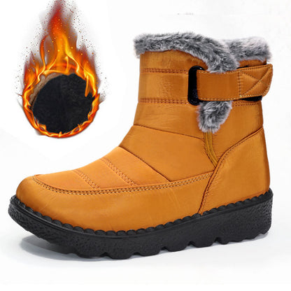 Bequeme wasserdichte Damen-Winterstiefel mit Plüschfutter – Ansicht 7