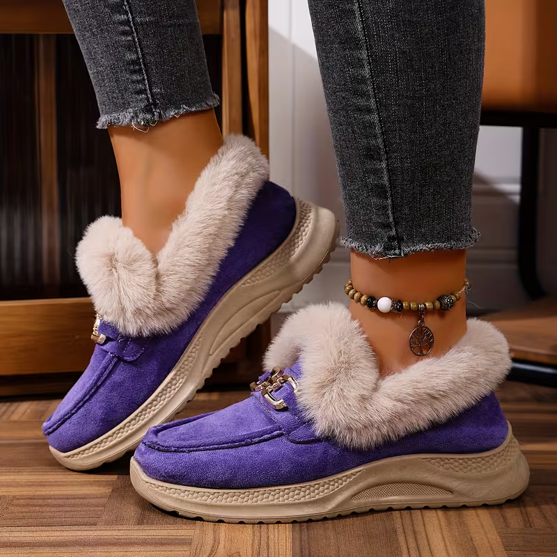 Damen-Winterloafer mit dicker Sohle – Ansicht 4