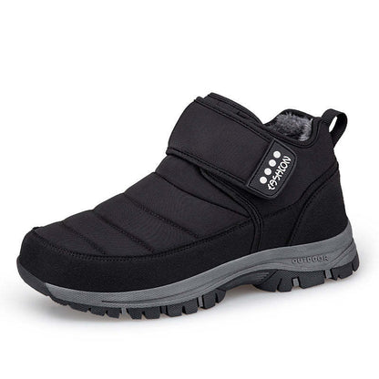 Wasserdichte Unisex-Schneestiefel mit Fellfutter und Fußgewölbeunterstützung – Ansicht 15