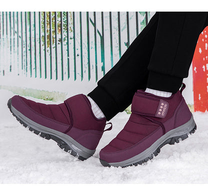 Wasserdichte Unisex-Schneestiefel mit Fellfutter und Fußgewölbeunterstützung – Ansicht 3