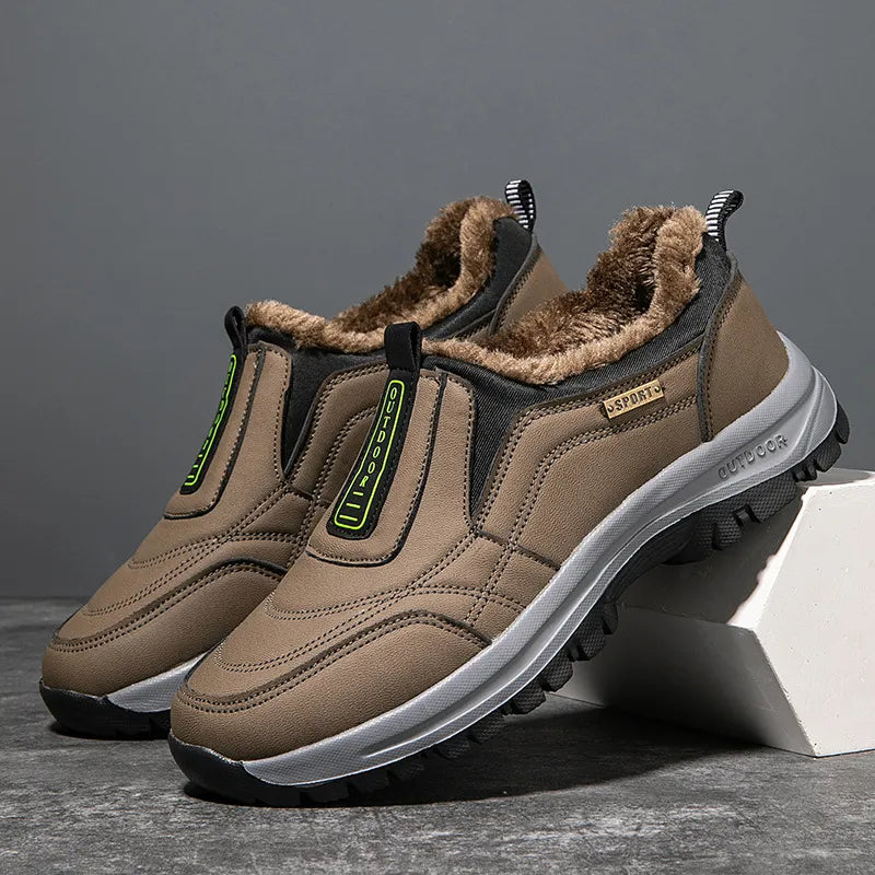 Wasserdichte Herren-Slipper mit Fleecefutter – Ansicht 13