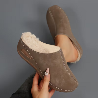 Warme ergonomisch geformte Damen-Winterpantoffeln – Ansicht 13