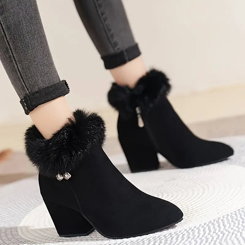 Damen-Stiefeletten mit Blockabsatz – Ansicht 8