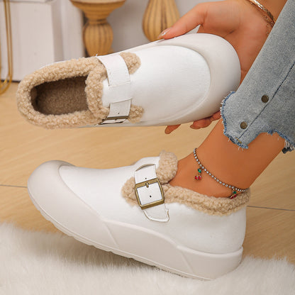 Gefütterte Damen-Winterslipper für drinnen und draußen – Ansicht 6