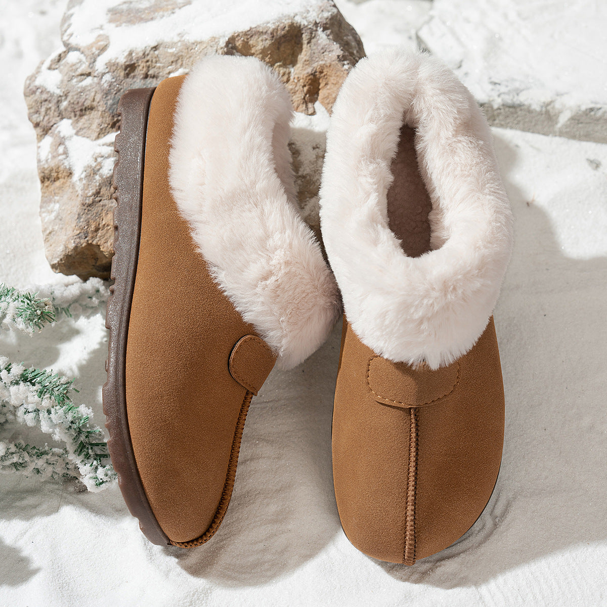 Gefütterte Damen-Schneestiefel zum Hineinschlüpfen – Ansicht 5