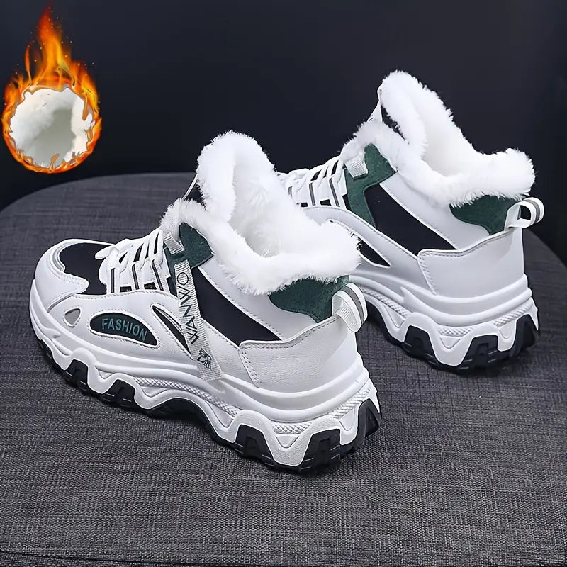 Warme Damen-Wintersneaker in großen Größen – Ansicht 7
