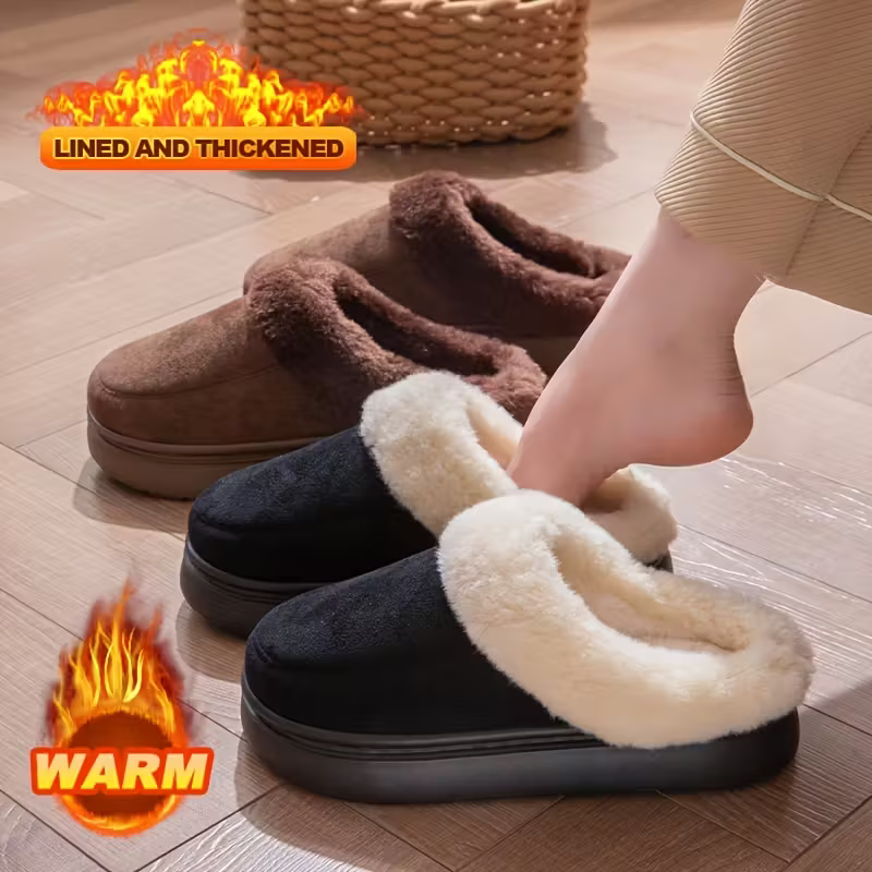 Warme Unisex-Plüschpantoffeln – Ansicht 6