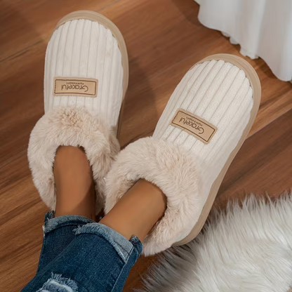 Weiche warme Damen-Pantoffeln mit dicker Sohle – Ansicht 10