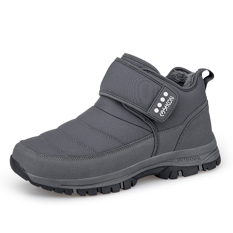 Wasserdichte Unisex-Schneestiefel mit Fellfutter und Fußgewölbeunterstützung – Ansicht 21