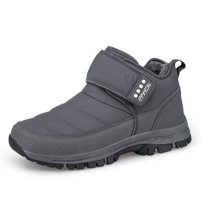 Wasserdichte Unisex-Schneestiefel mit Fellfutter und Fußgewölbeunterstützung – Ansicht 21