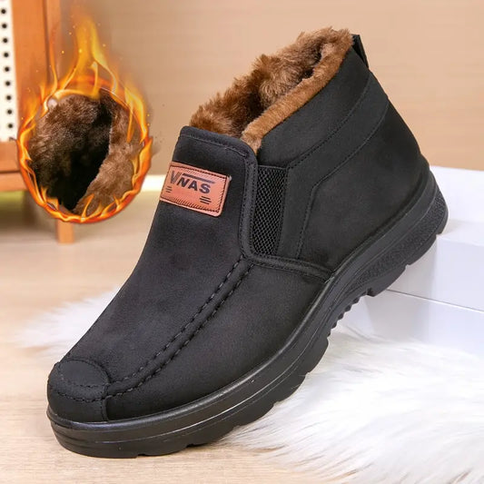 Warme Herren-Winterschuhe mit Fußgewölbeunterstützung – Ansicht 1