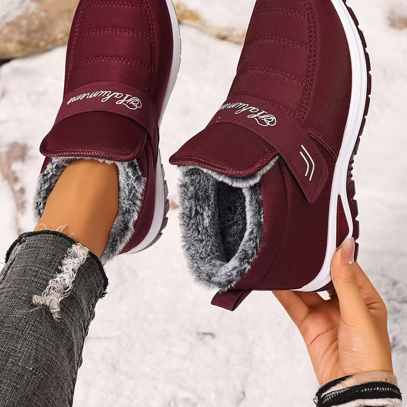 Warme Damen-Winterstiefel zum Hineinschlüpfen – Ansicht 8