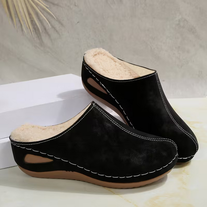 Warme ergonomisch geformte Damen-Winterpantoffeln – Ansicht 18