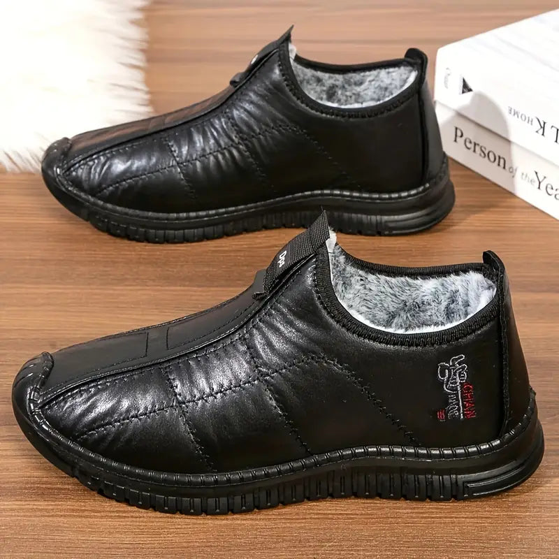 Wärmende Herren-Winterschuhe zum Hineinschlüpfen – Ansicht 6