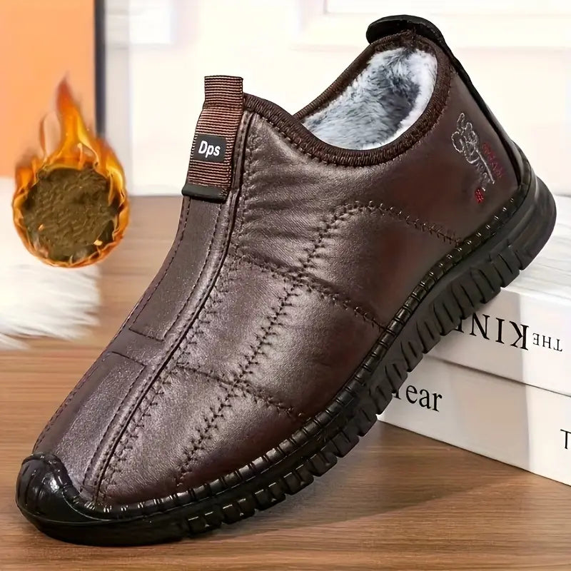 Wärmende Herren-Winterschuhe zum Hineinschlüpfen – Ansicht 2