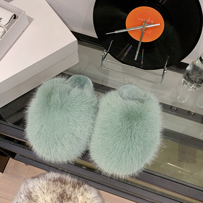 Elegante flauschige Damen-Pantoffeln – Ansicht 7