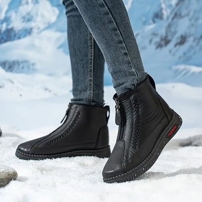 Warme wasserdichte Damen-Stiefel mit Reißverschluss – Ansicht 7