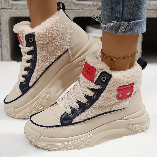 Warme Damen-Wintersneaker mit verstärktem Futter – Ansicht 1