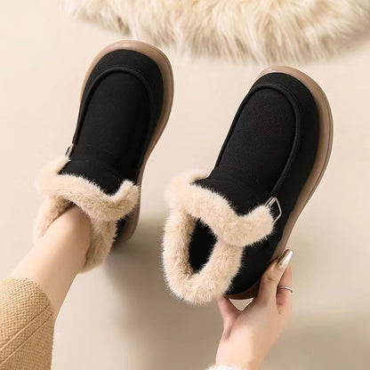 Damen-Winterstiefel mit dickem Plüschfutter – Ansicht 2