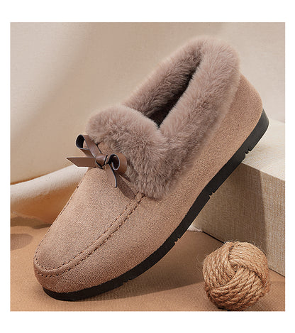 Warme flache Damen-Slipper – Ansicht 1