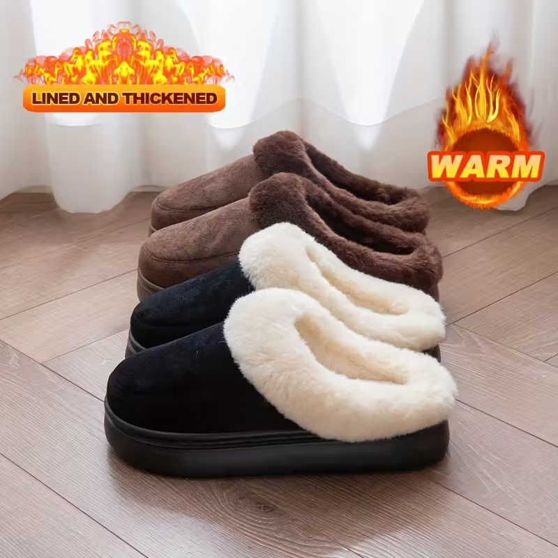 Warme Unisex-Plüschpantoffeln – Ansicht 9