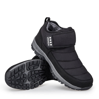Wasserdichte Unisex-Schneestiefel mit Fellfutter und Fußgewölbeunterstützung – Ansicht 14
