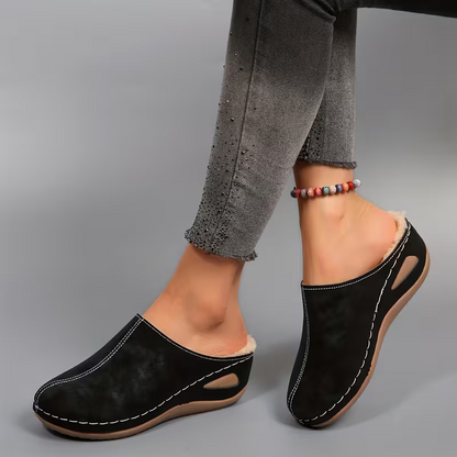 Warme ergonomisch geformte Damen-Winterpantoffeln – Ansicht 16