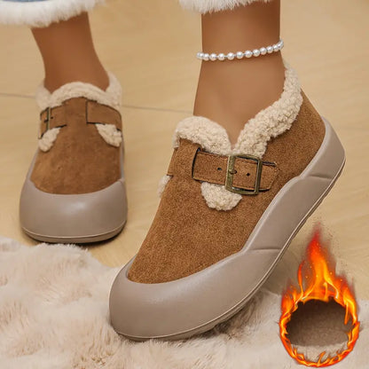 Gefütterte Damen-Winterslipper für drinnen und draußen – Ansicht 8