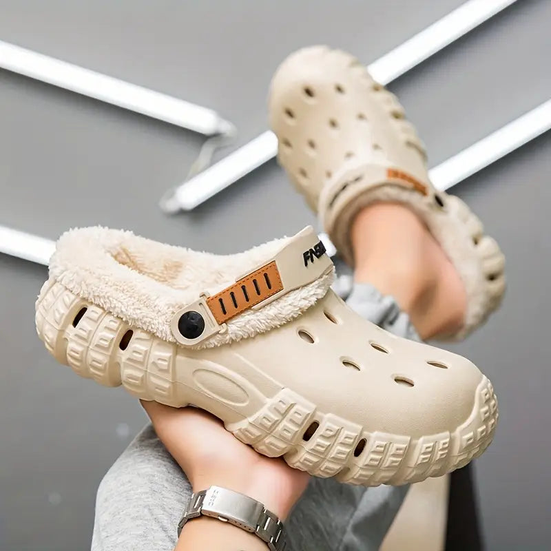 Unisex-Winterpantoffeln mit herausnehmbarem Fleecefutter – Ansicht 14