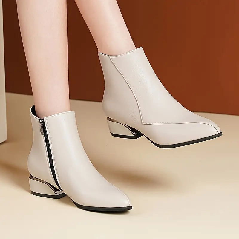 Damen-Stiefeletten mit niedrigem Blockabsatz – Ansicht 7