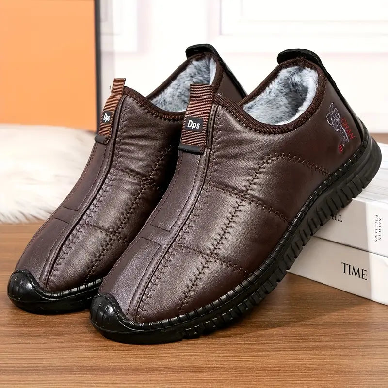 Wärmende Herren-Winterschuhe zum Hineinschlüpfen – Ansicht 5
