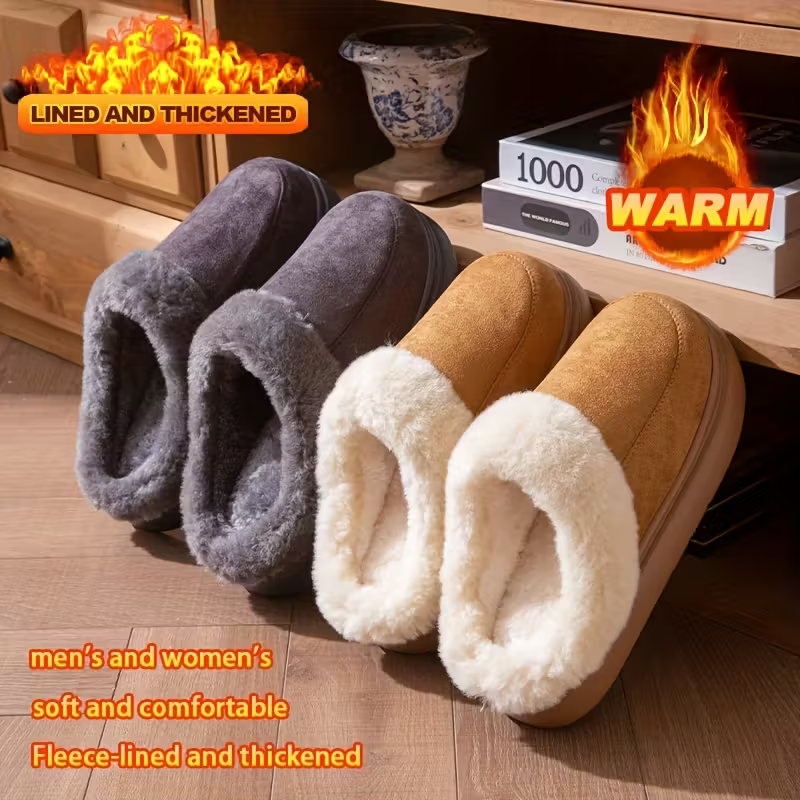 Warme Unisex-Plüschpantoffeln – Ansicht 7