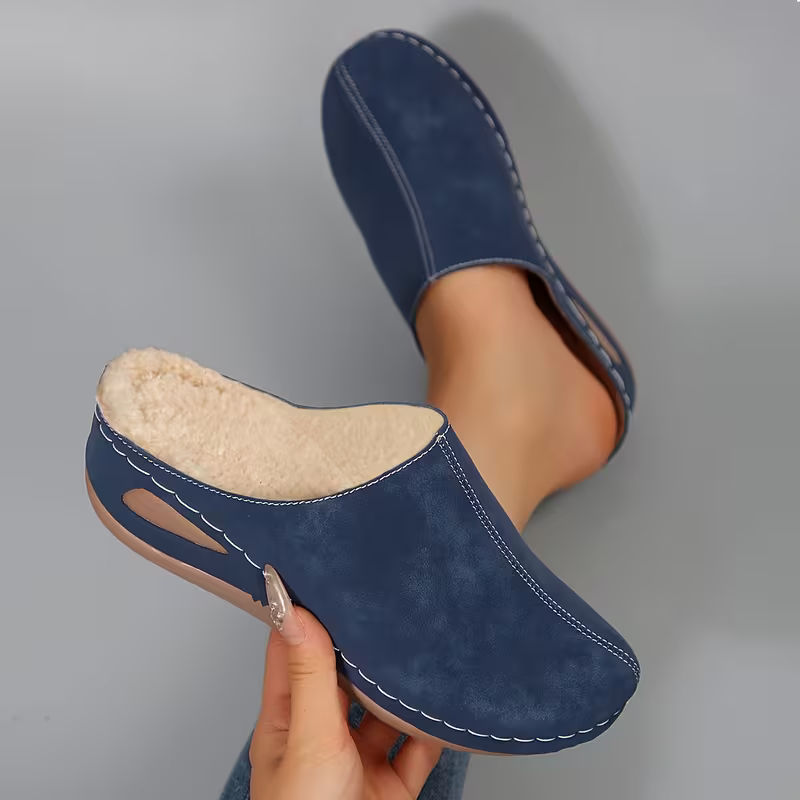 Warme ergonomisch geformte Damen-Winterpantoffeln – Ansicht 8