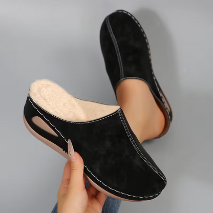 Warme ergonomisch geformte Damen-Winterpantoffeln – Ansicht 17